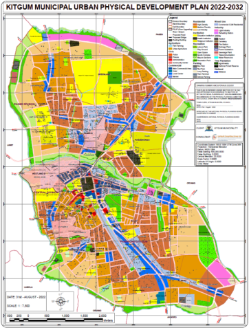 Kitgum Municipal Urban Physical development Plan 2022-2032